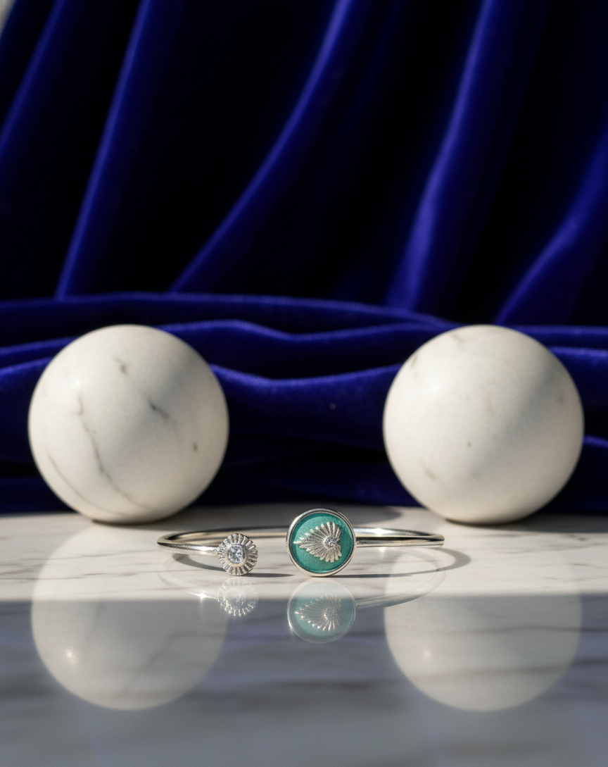 Silver Nocturne Adjustable Bracelet | RVK-6