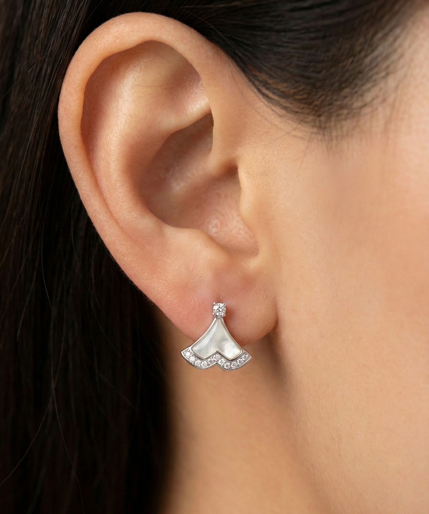 Silver Maison Fleur Earrings | RVER-22