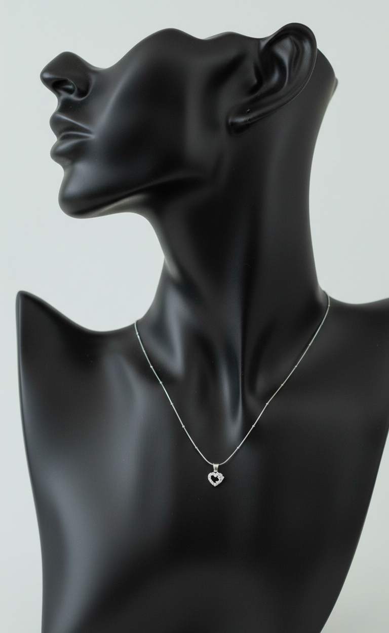 Silver Infinity Crest Pendant | RP-9