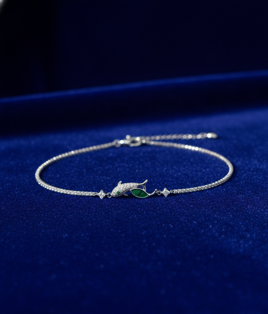 Silver Azure Halo Bracelet|RVB-39