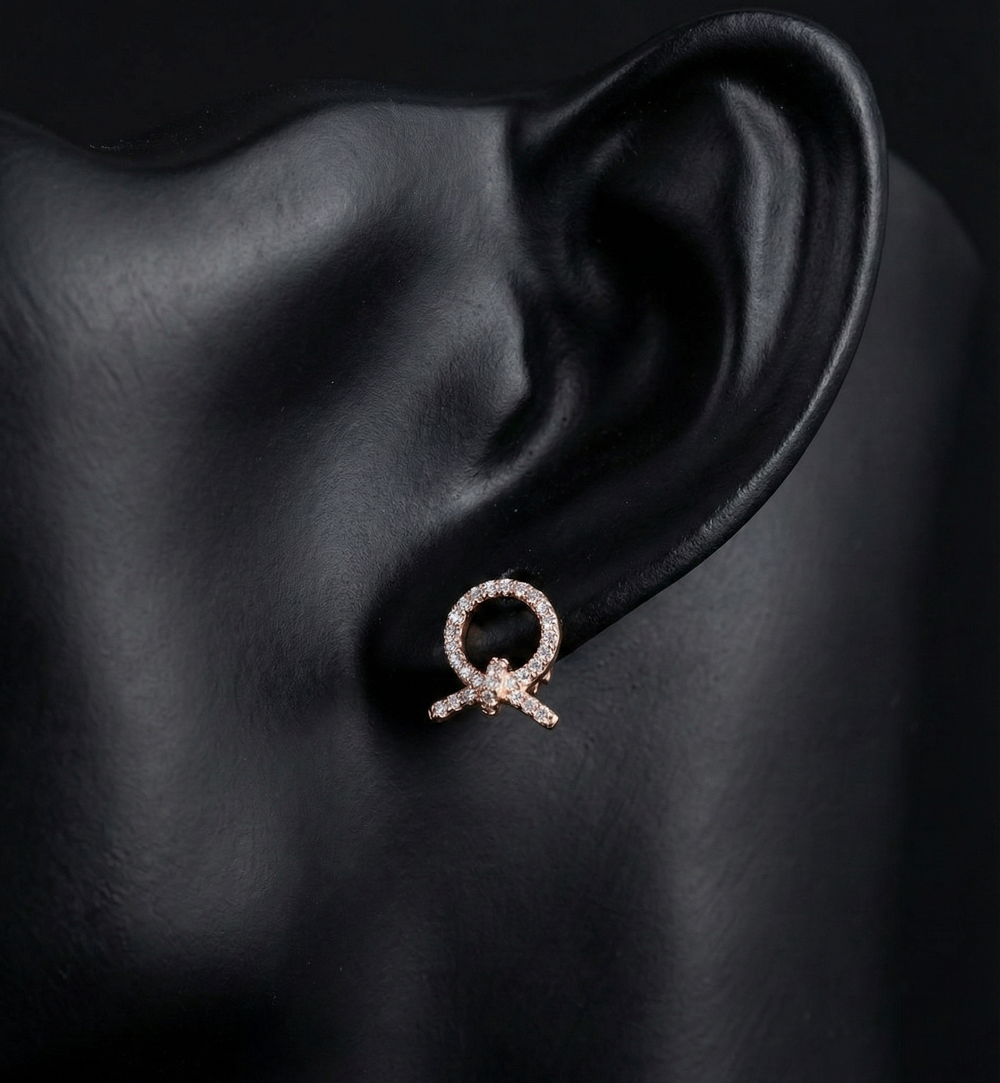 Rose Gold Amethyst Earrings | RVE-15