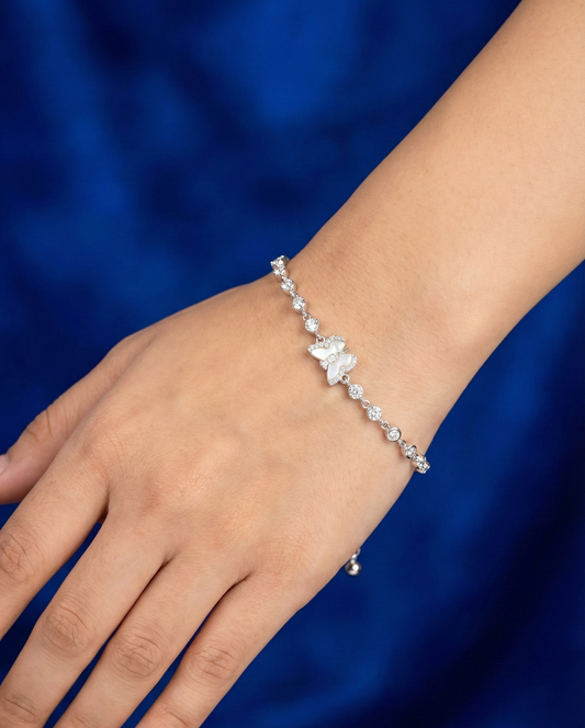 Silver Opal Skyfire Bracelet|RVB-38