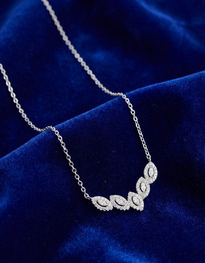 Silver Starlight Veil Pendant | RVP-14