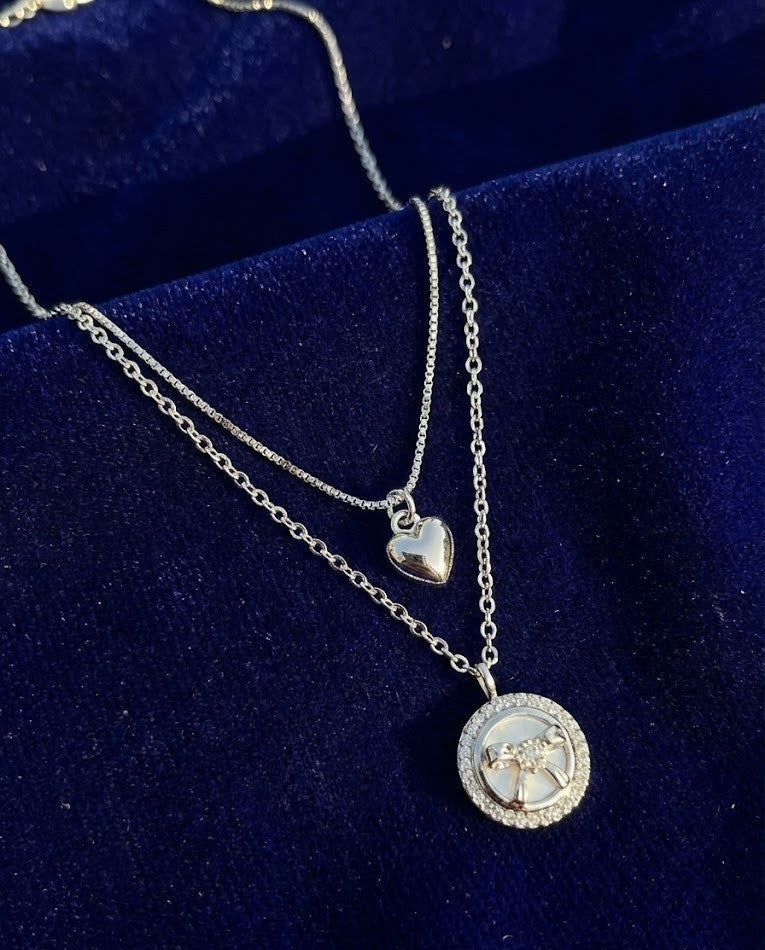 Silver Rose Charm Pendant | RVP-18