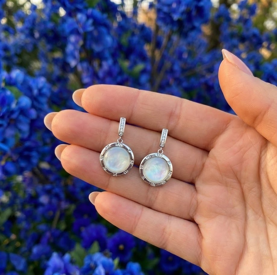 Silver Daisy Earrings | RVE-29