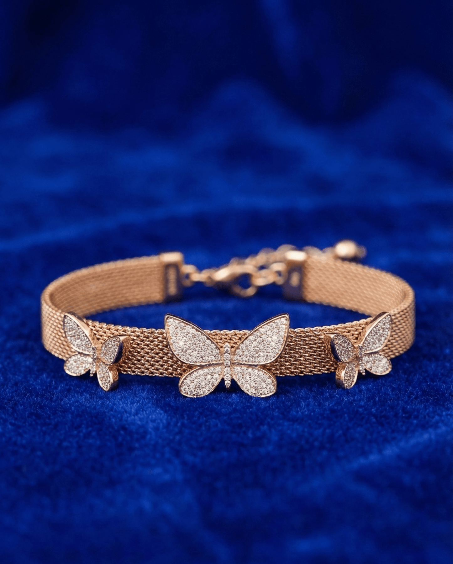 SILVER GOLDEN TOUCH CHAIN BRACELET | RVB-5