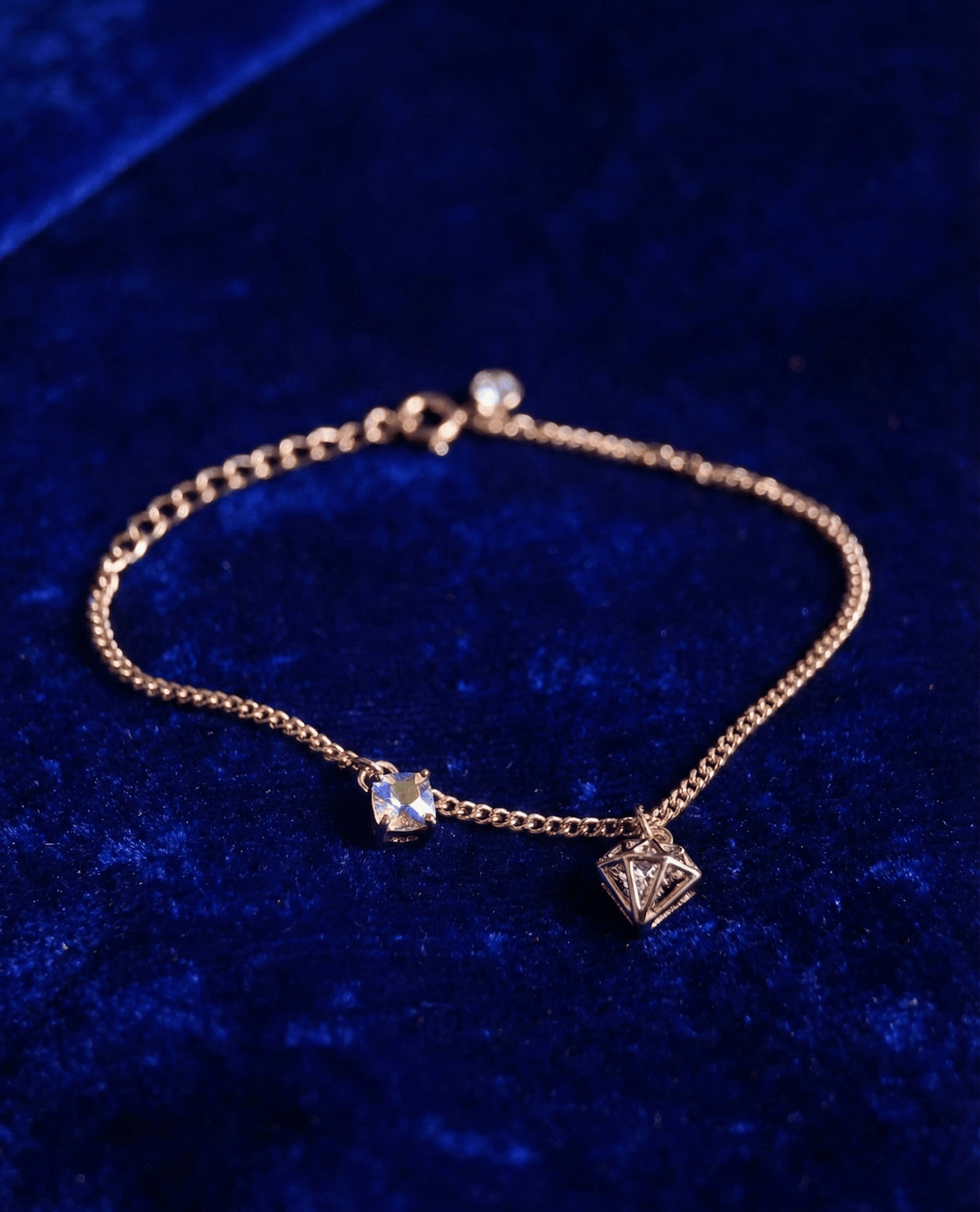 Rose Gold Diamond Bracelet | RVB24