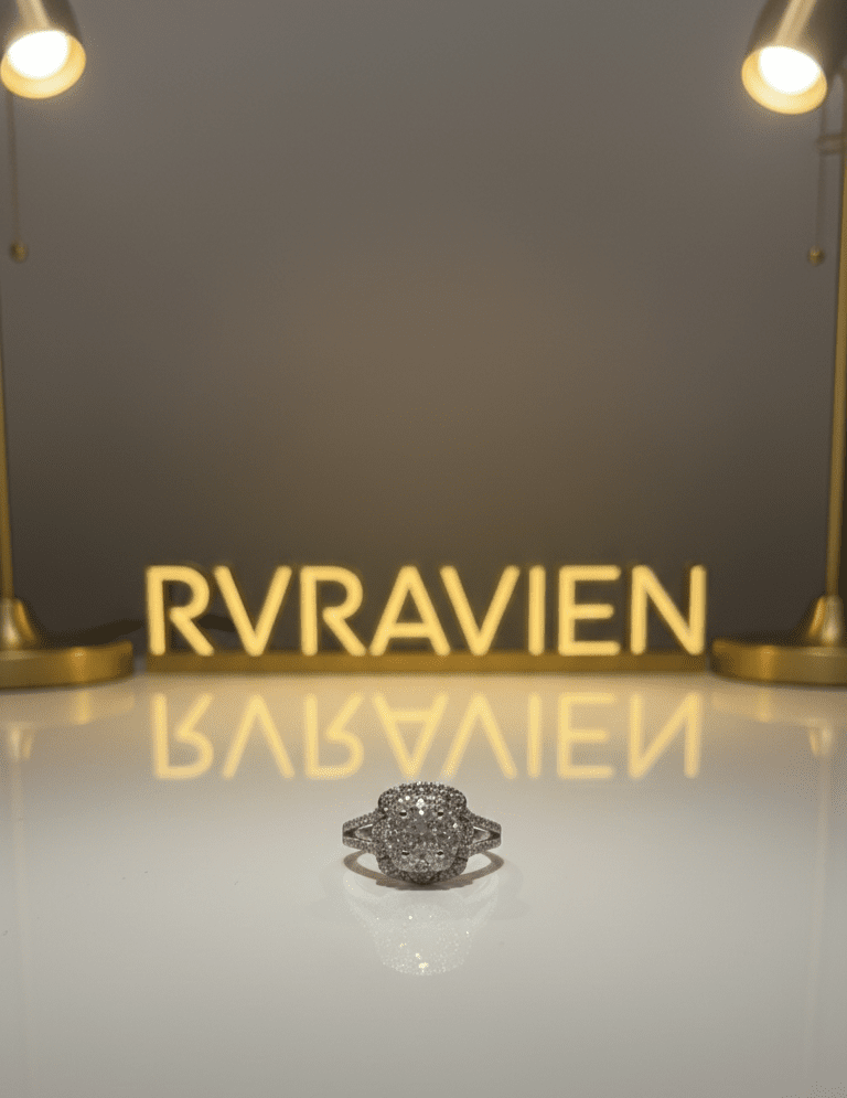 Silver Arctic Halo Ring| RVRRR-13