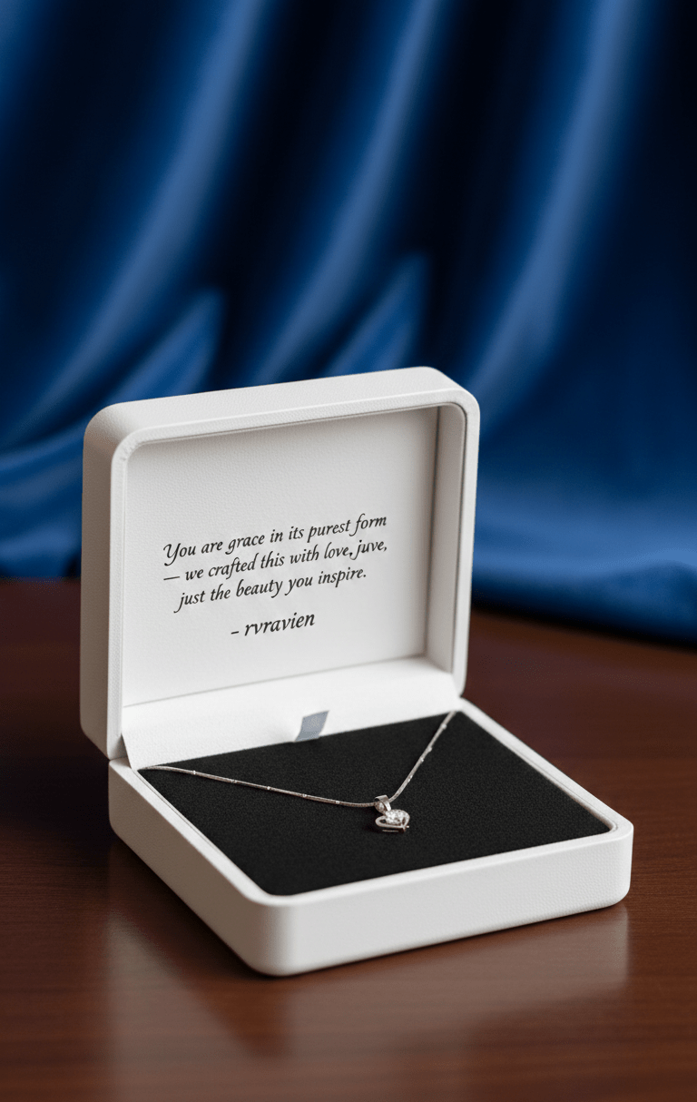 Silver Éternité Luxe Pendant | RP-21