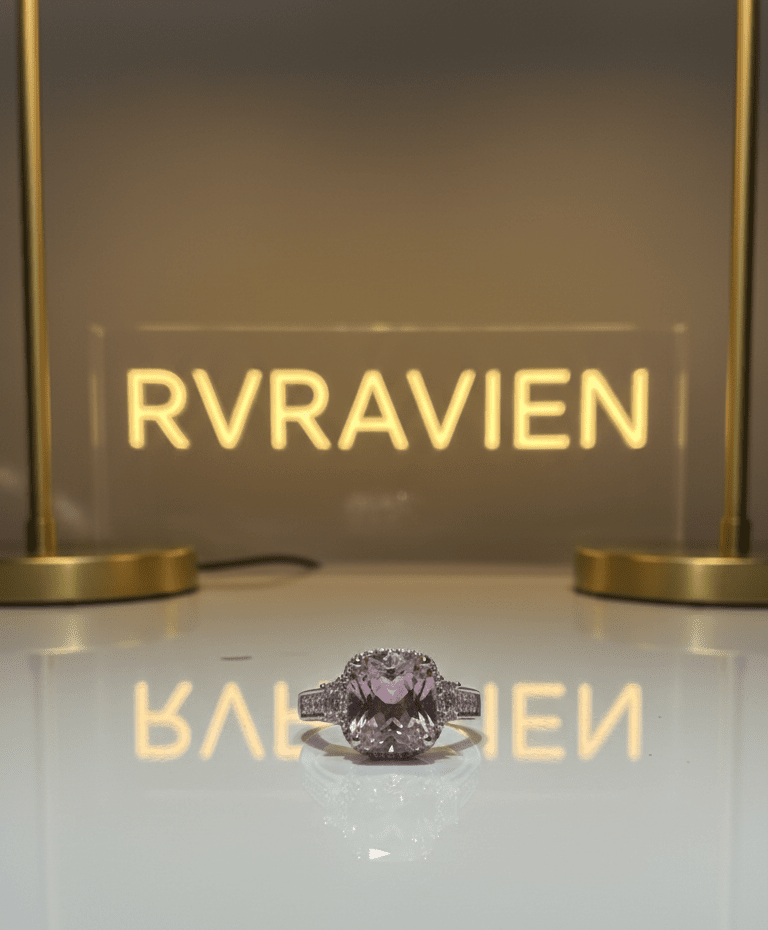 Silver Pink Obscura Ring| RVRRR-25