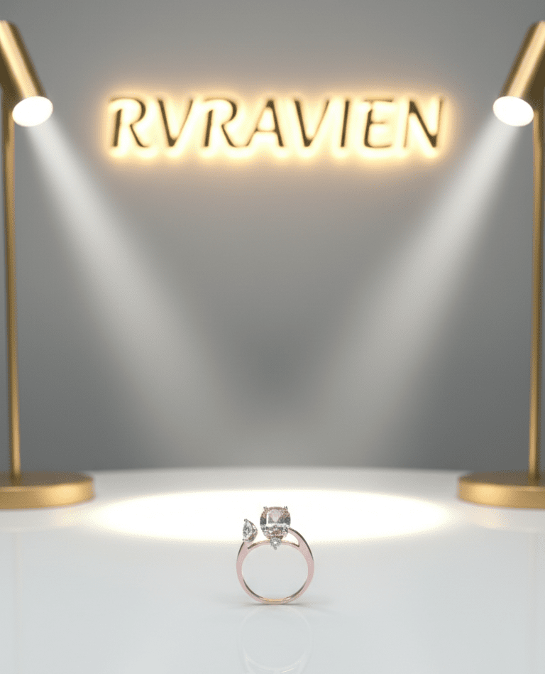 Silver Pink Radiance Ring| RVRRR-11
