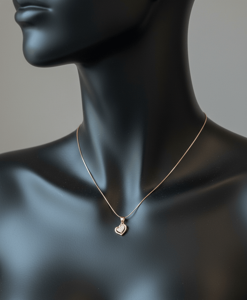Silver Sapphire Orbital Pendant | RG-21