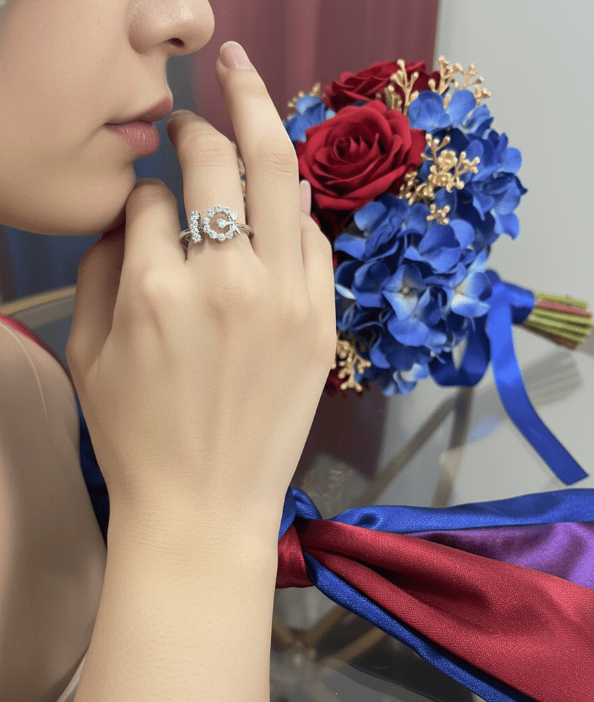 Silver Soft Orbit Ring| RVR-8