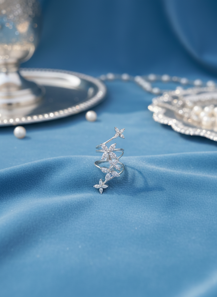 Silver Crown of Élysia Ring | RVR-7