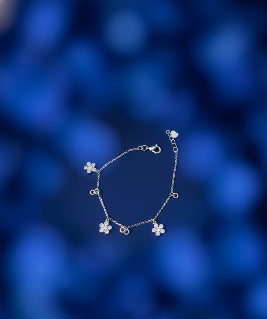 Silver Elara Link Bracelet | RVB-22