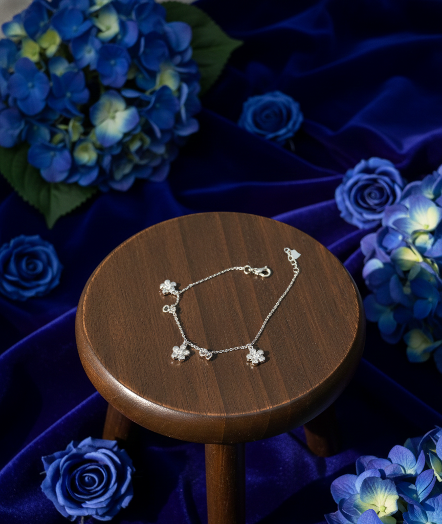 Silver Elara Link Bracelet | RVB-22