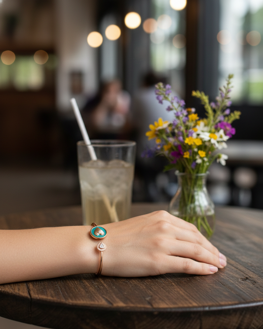 Rose Gold Roseveil Adjustable Bracelet | RVK-10