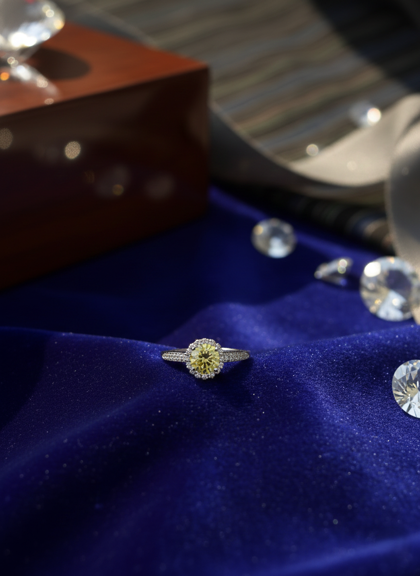 Silver Citrine Ascend Ring | RVR-12