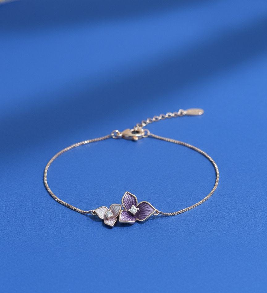 RoseGold Dewline Bracelet| RVB-17