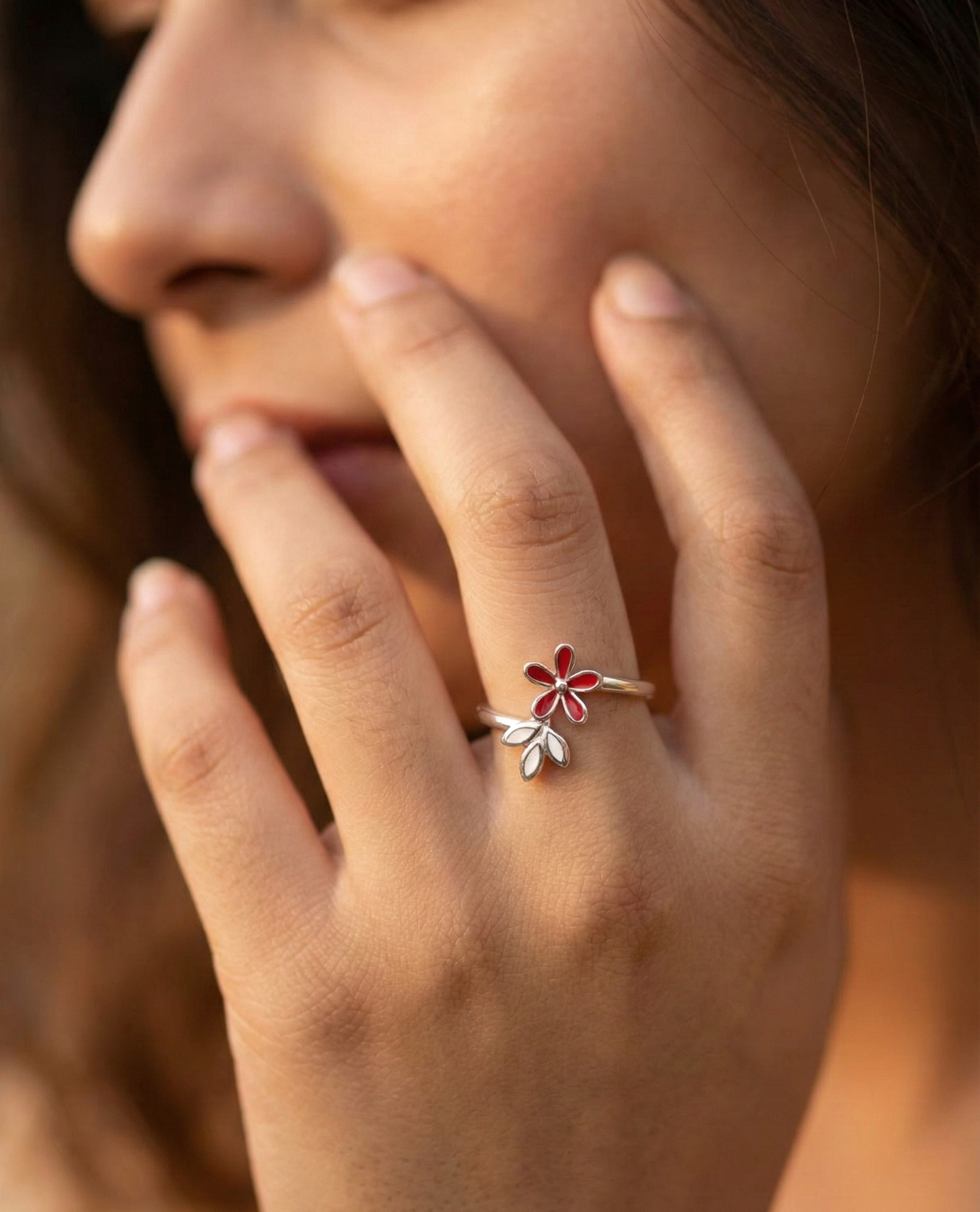 Silver Meadow Fleur Luxe Ring | RVR-23