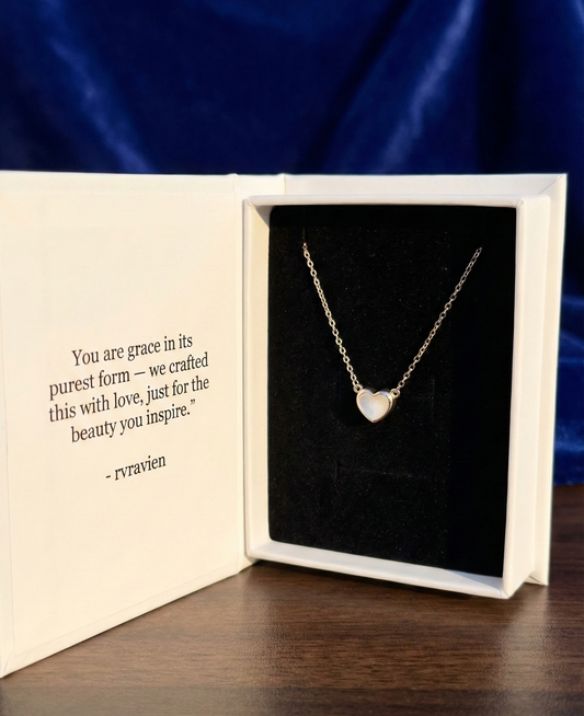 Rose Gold Heart Ember Pendant | RVP-9