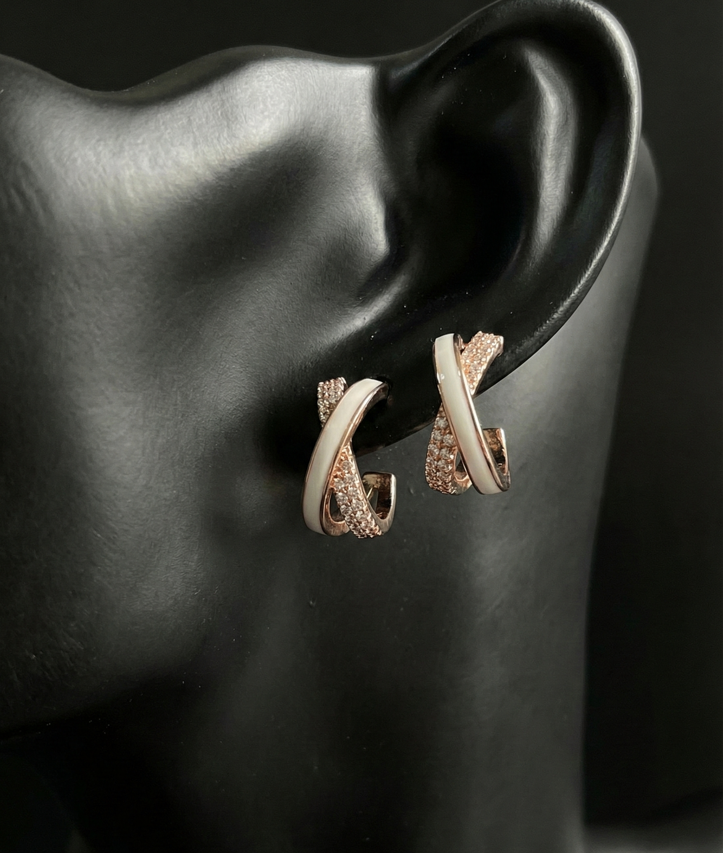 Silver Aurora Poise Earrings | RVER-6