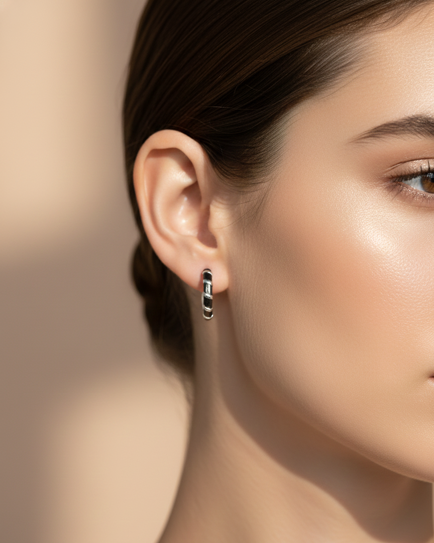 Silver RVRAVIEN Élysée Earrings