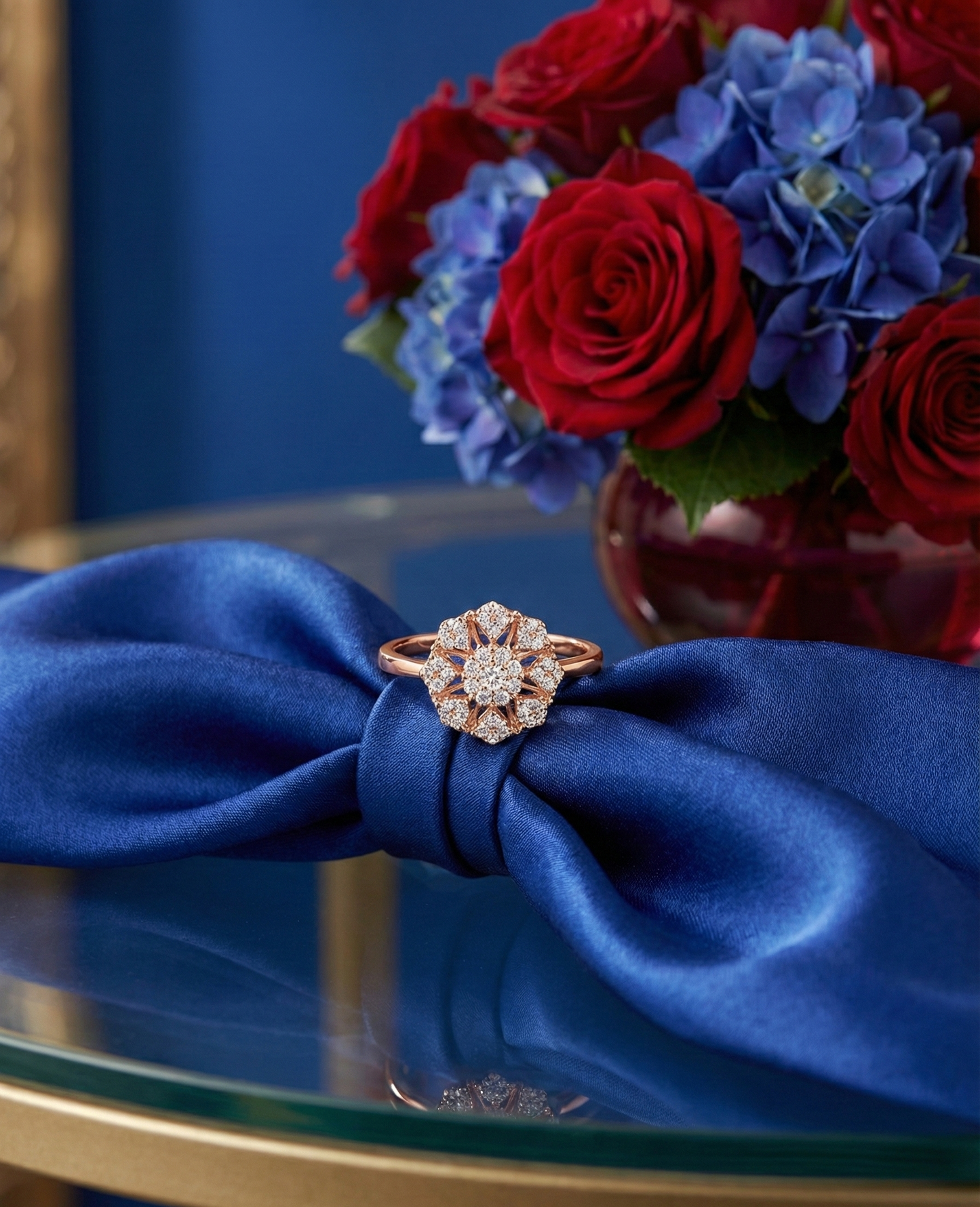 Rose Gold Opaline Grace Ring | RVR-15