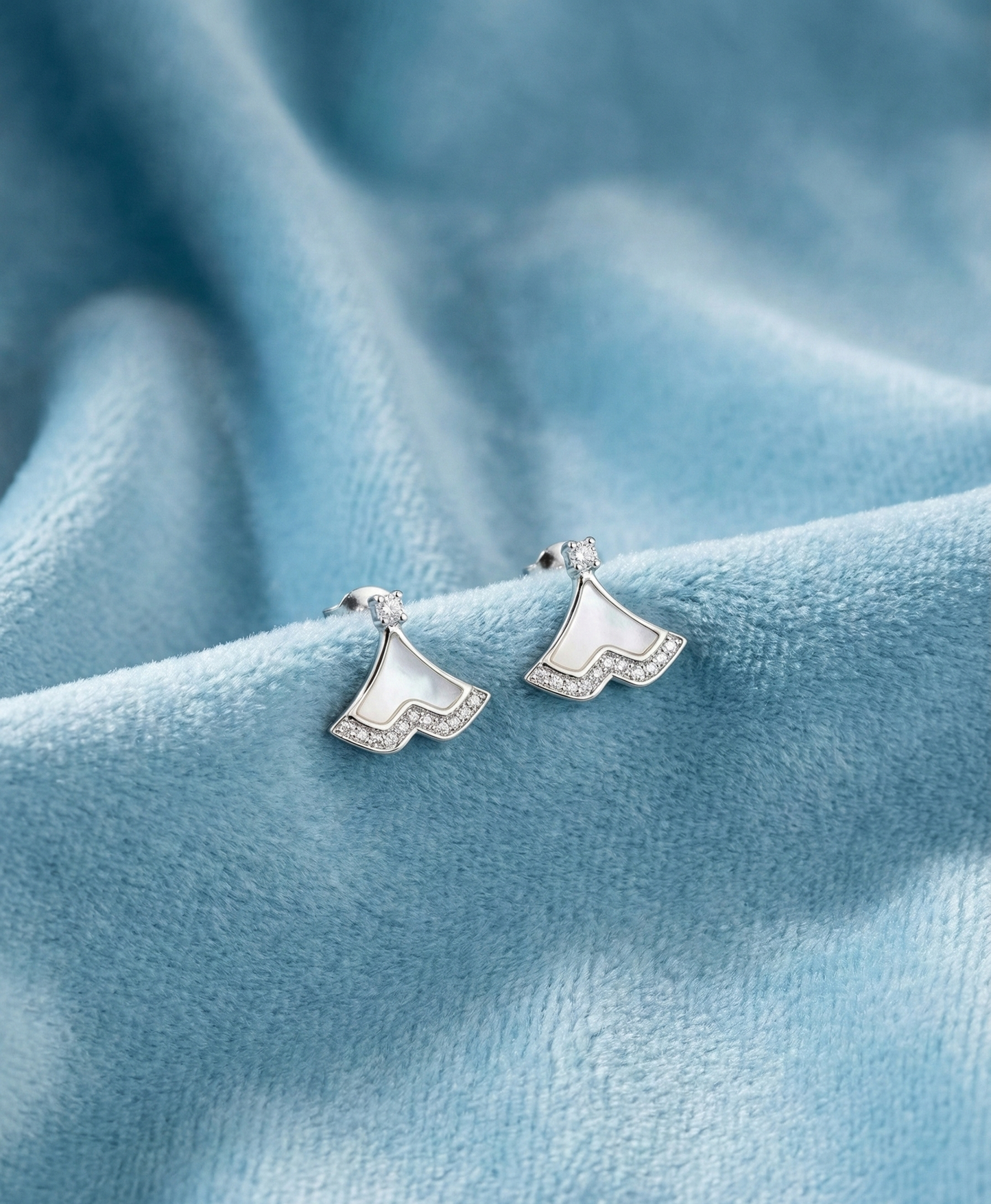 Silver Maison Fleur Earrings | RVER-22