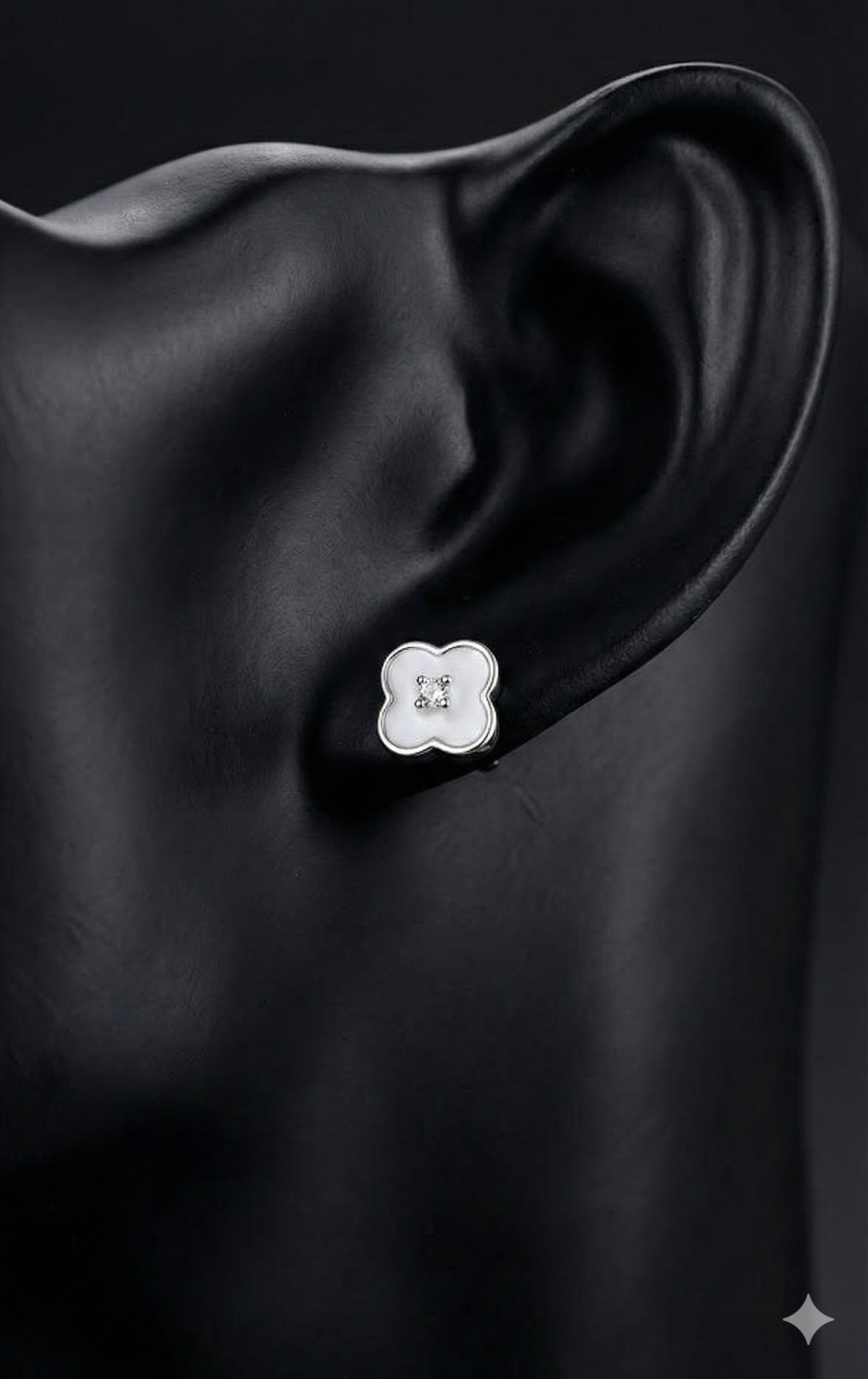 Silver Twilight Pearl Earrings | RVER-21