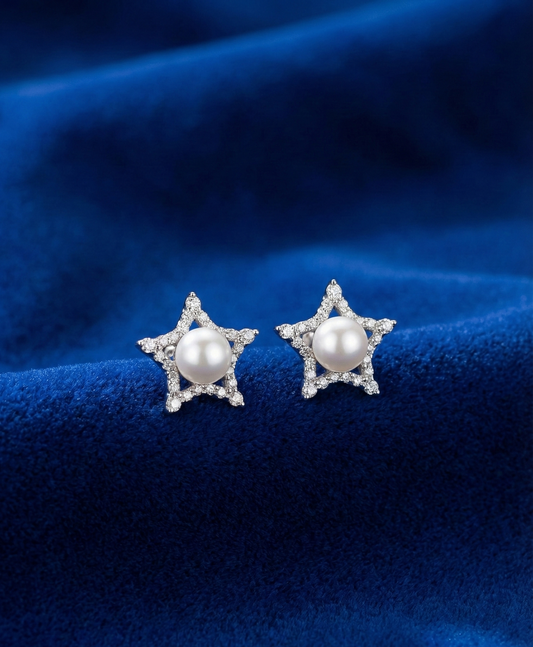 Silver Diamond Sky Earrings | RVE-03