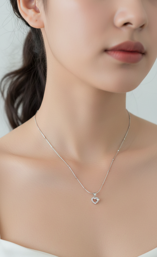 Silver Infinity Crest Pendant | RP-9