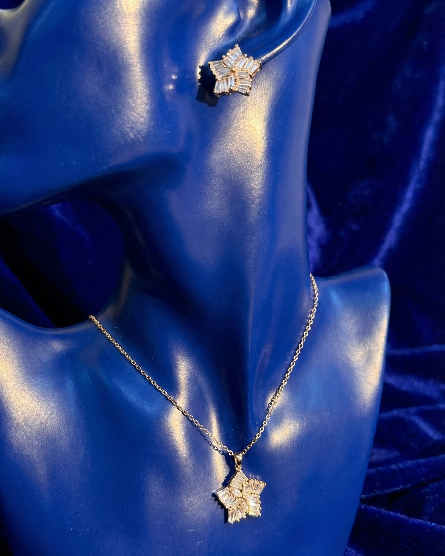 Rose Gold Starlight Veil Set |RVS3