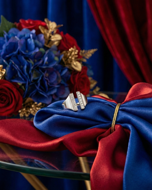 Silver Nocturne Bloom Ring | RVR-2