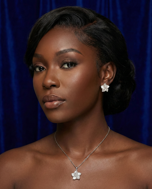 Rose Gold Starlight Veil Set |RVS3