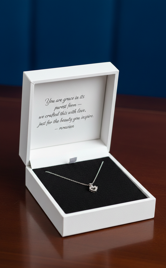 Silver Infinity Crest Pendant | RP-9