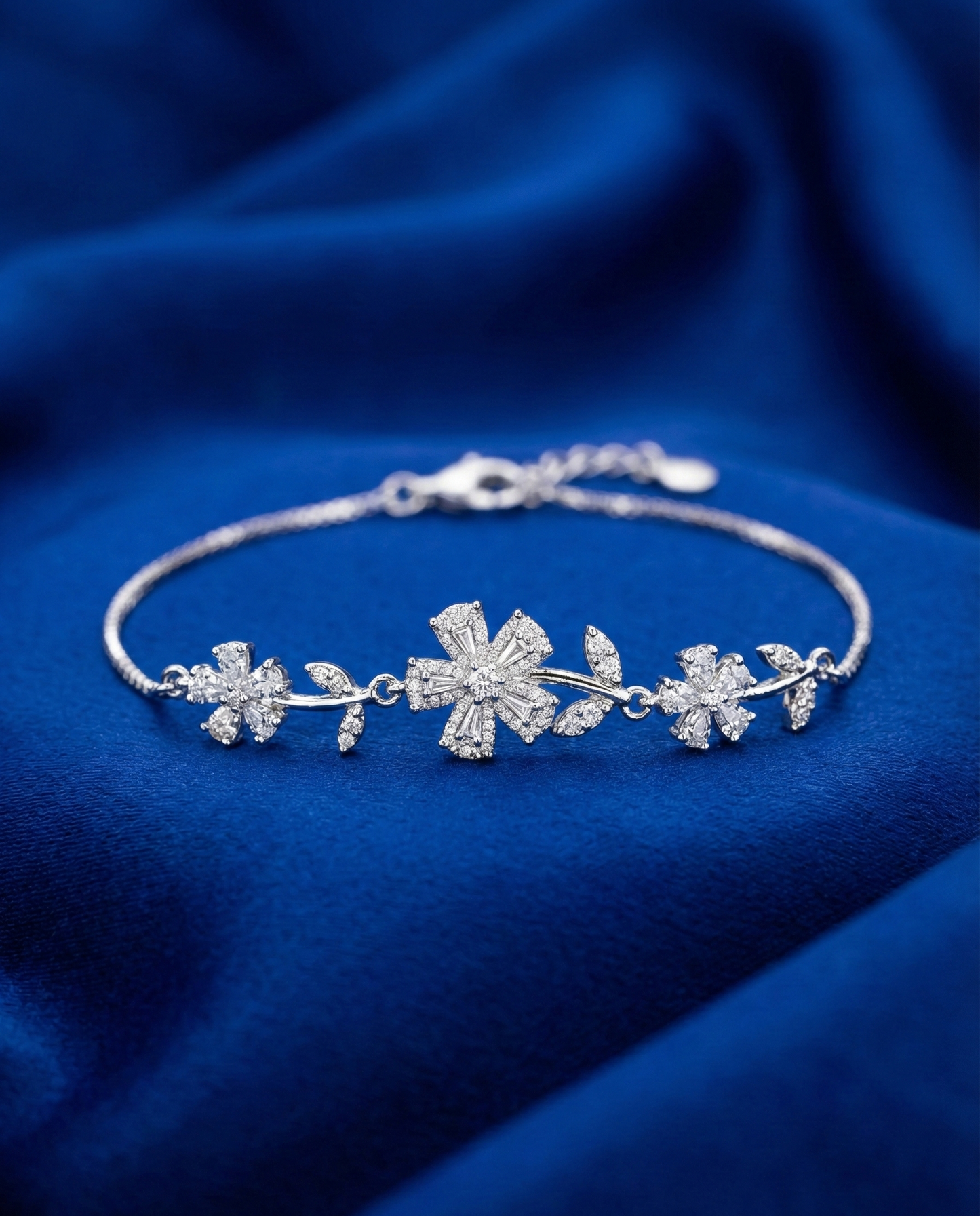 Silver Moonveil Luxe Bracelet|RVB-43