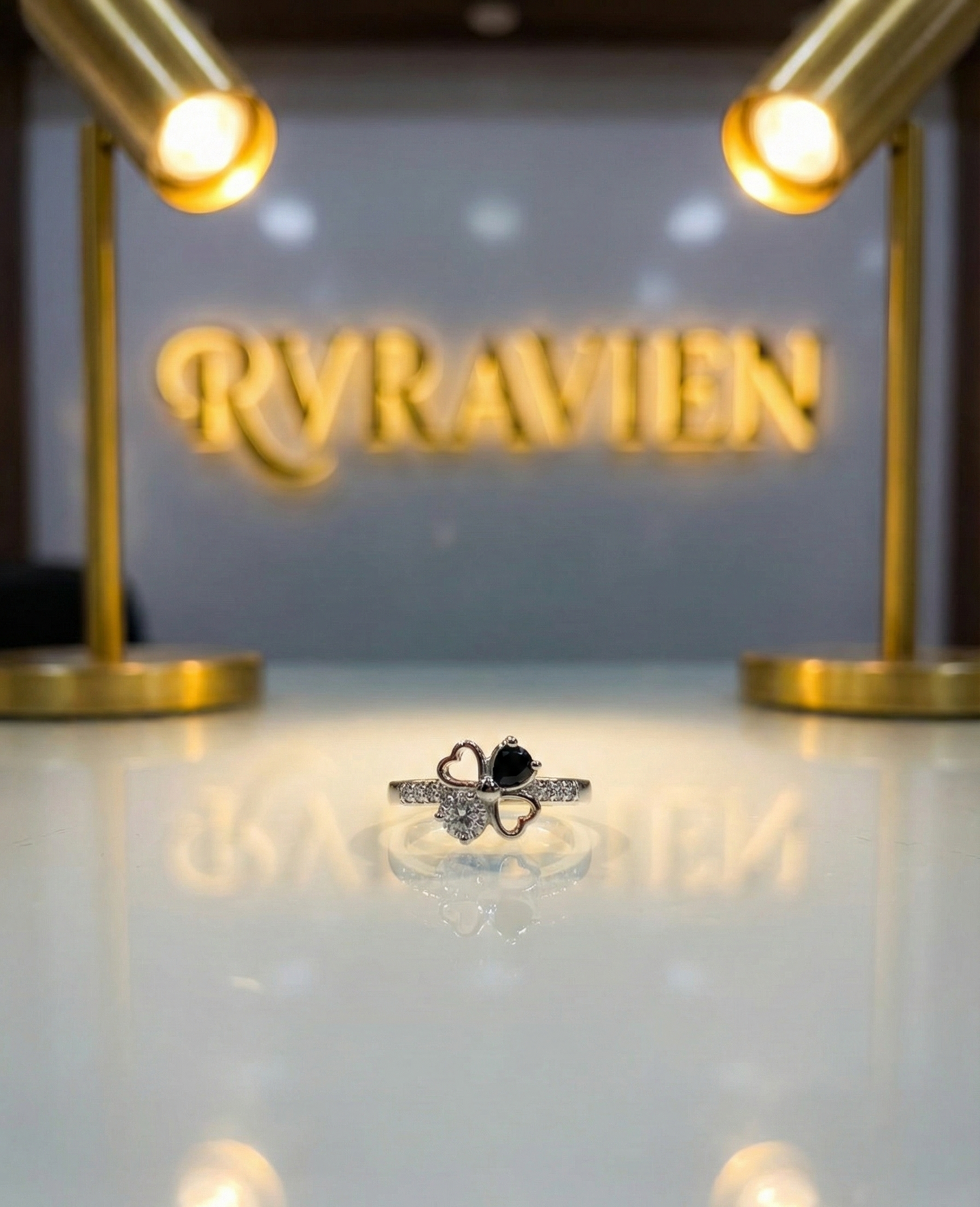 Silver Celestial Halo Ring | RVR-26