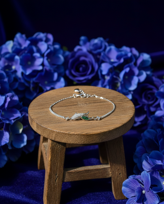 Silver Azure Halo Bracelet|RVB-39