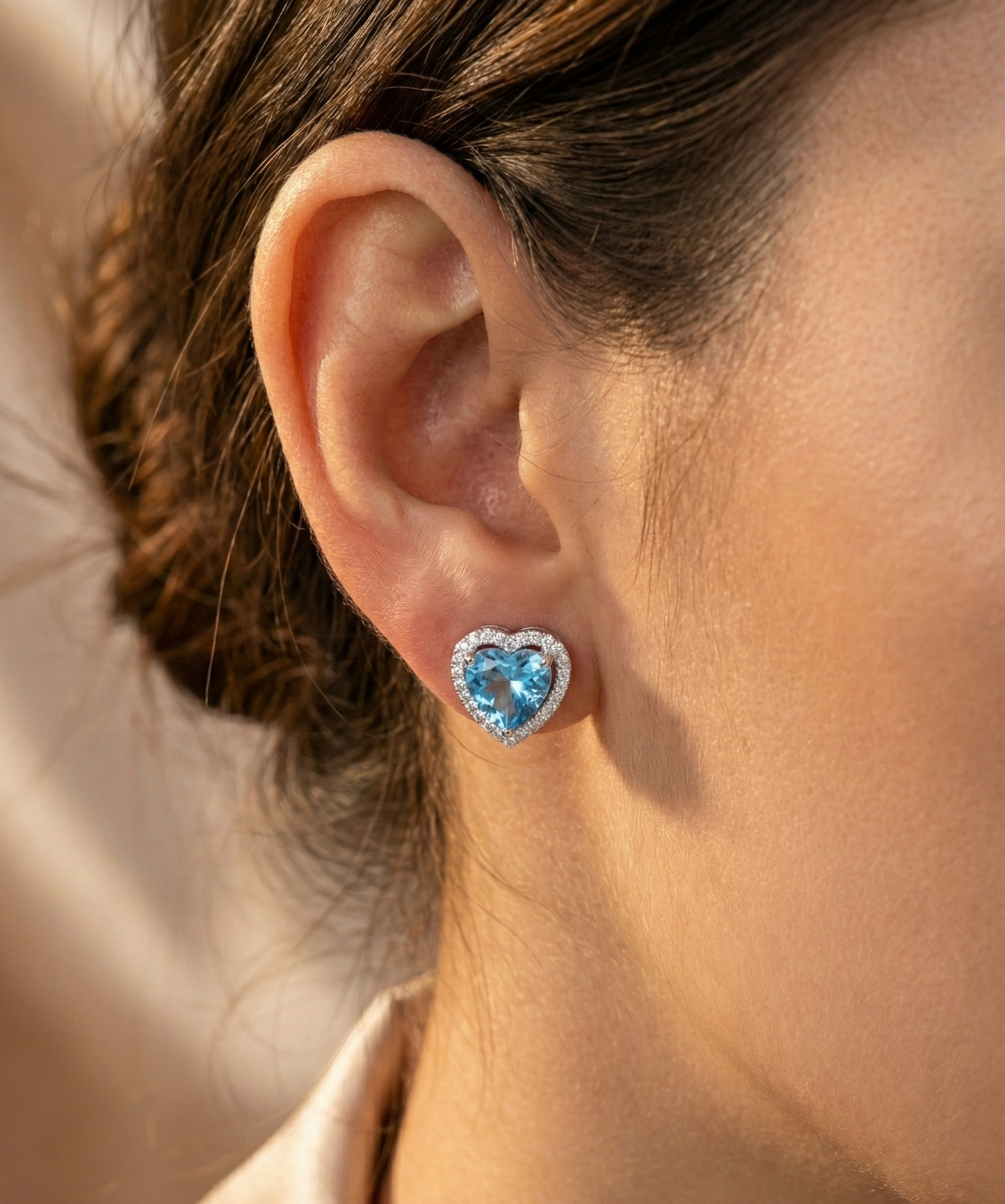 Silver Amethyst Glow Earrings | RVE-5