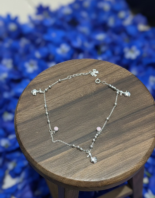 Silver Noble Arc Bracelet| RVB-22