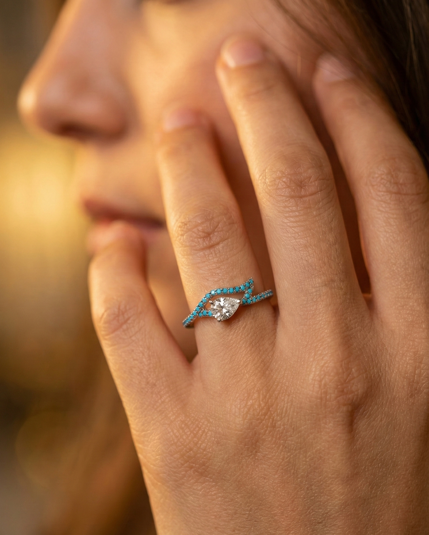 Silver Opal Skyfire Ring  RVR-25