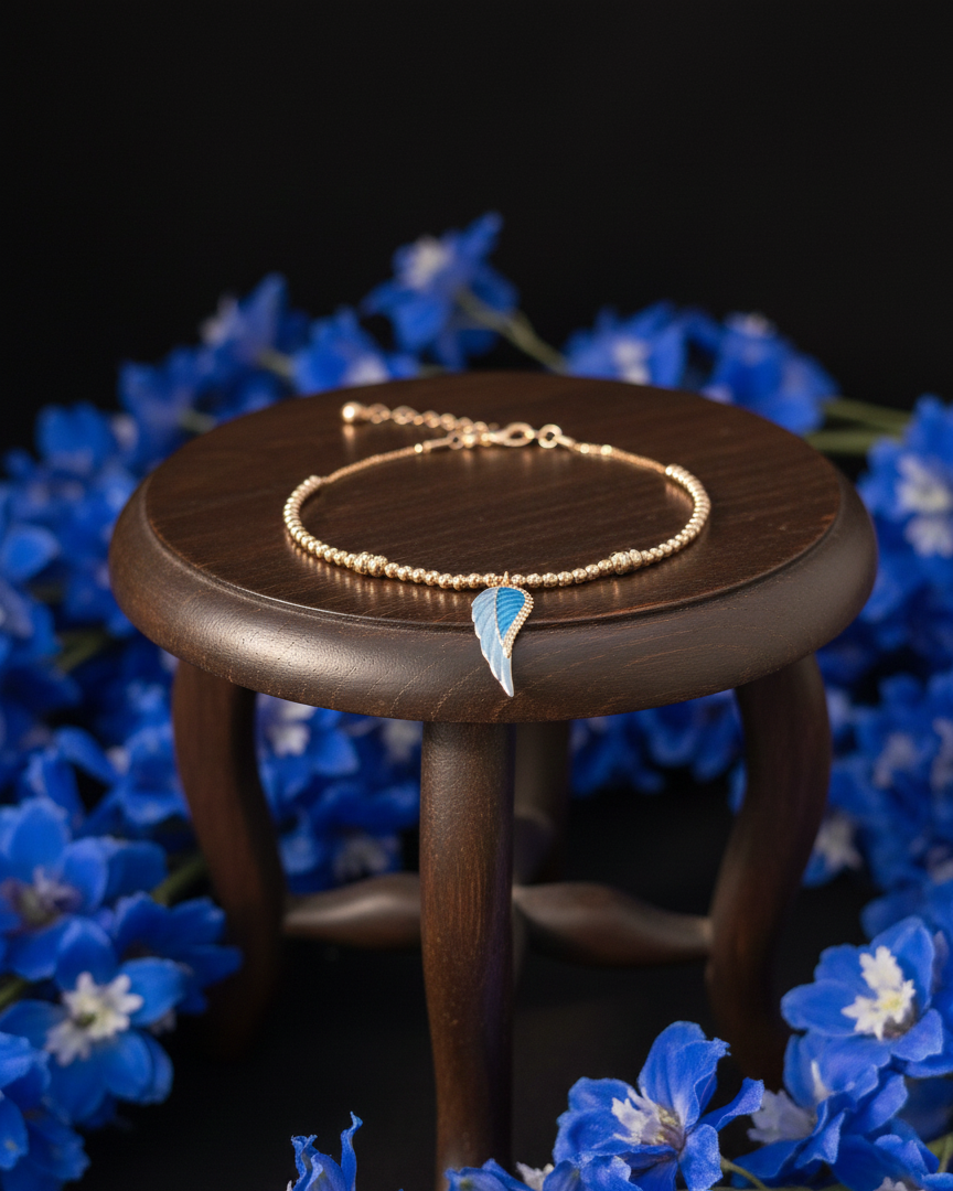 Rose Gold Daisy Petal Bracelet | RVB-9