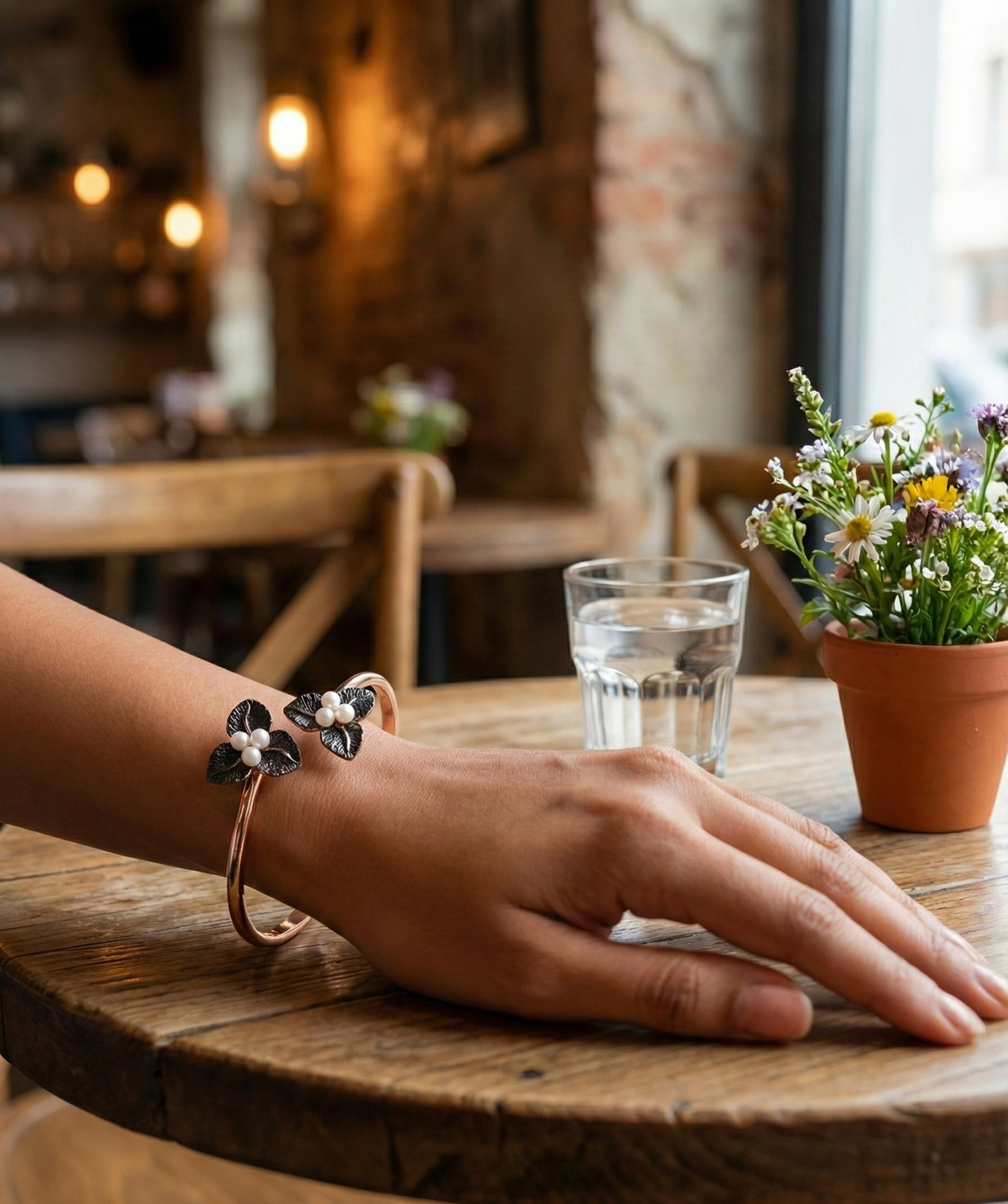 Rose Gold Celestia Adjustable Bracelet | RVK-15