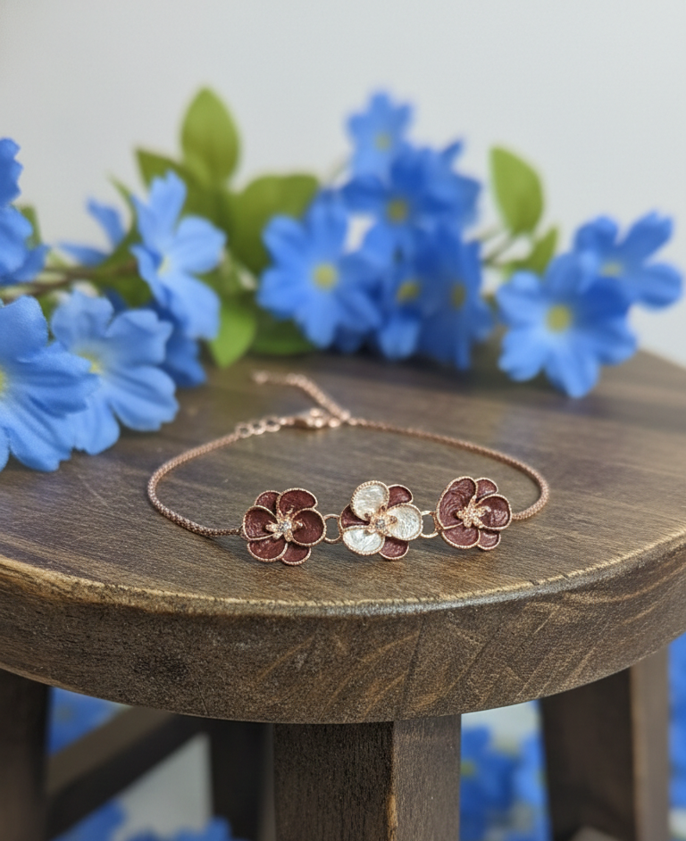 RoseGold Roselle Bracelet| RVB-6