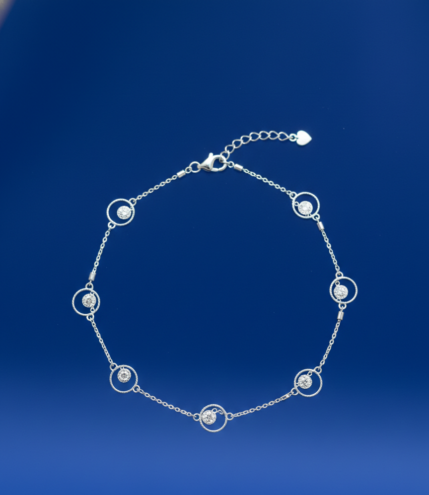 Silver Calm Crest Bracelet| RVB-24