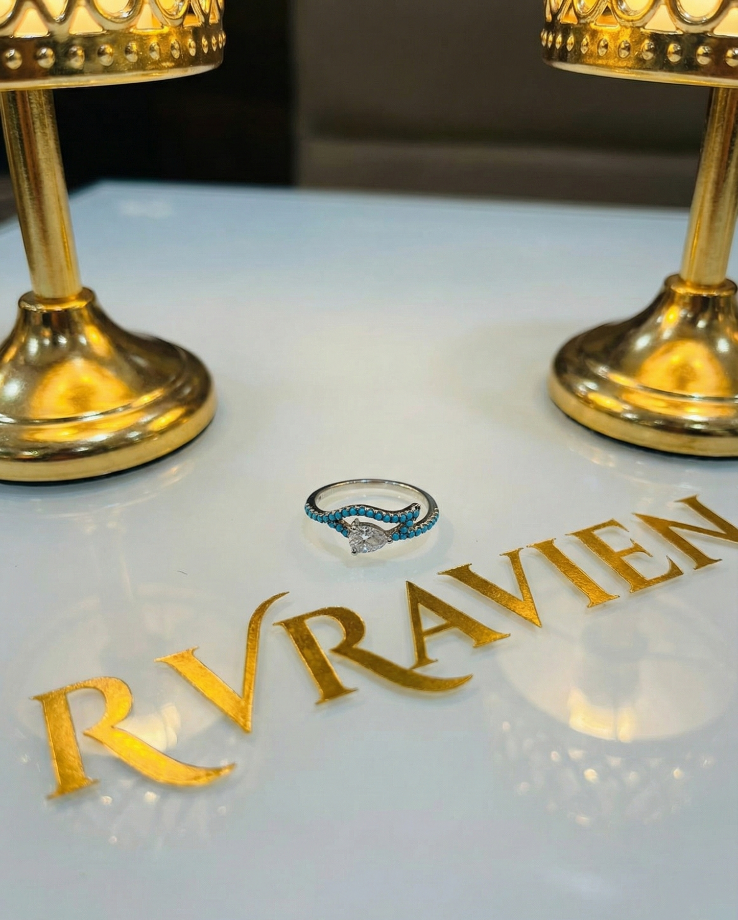 Silver Opal Skyfire Ring  RVR-25