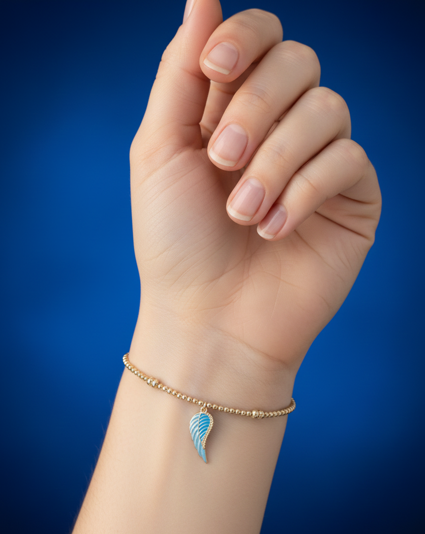 Rose Gold Daisy Petal Bracelet | RVB-9