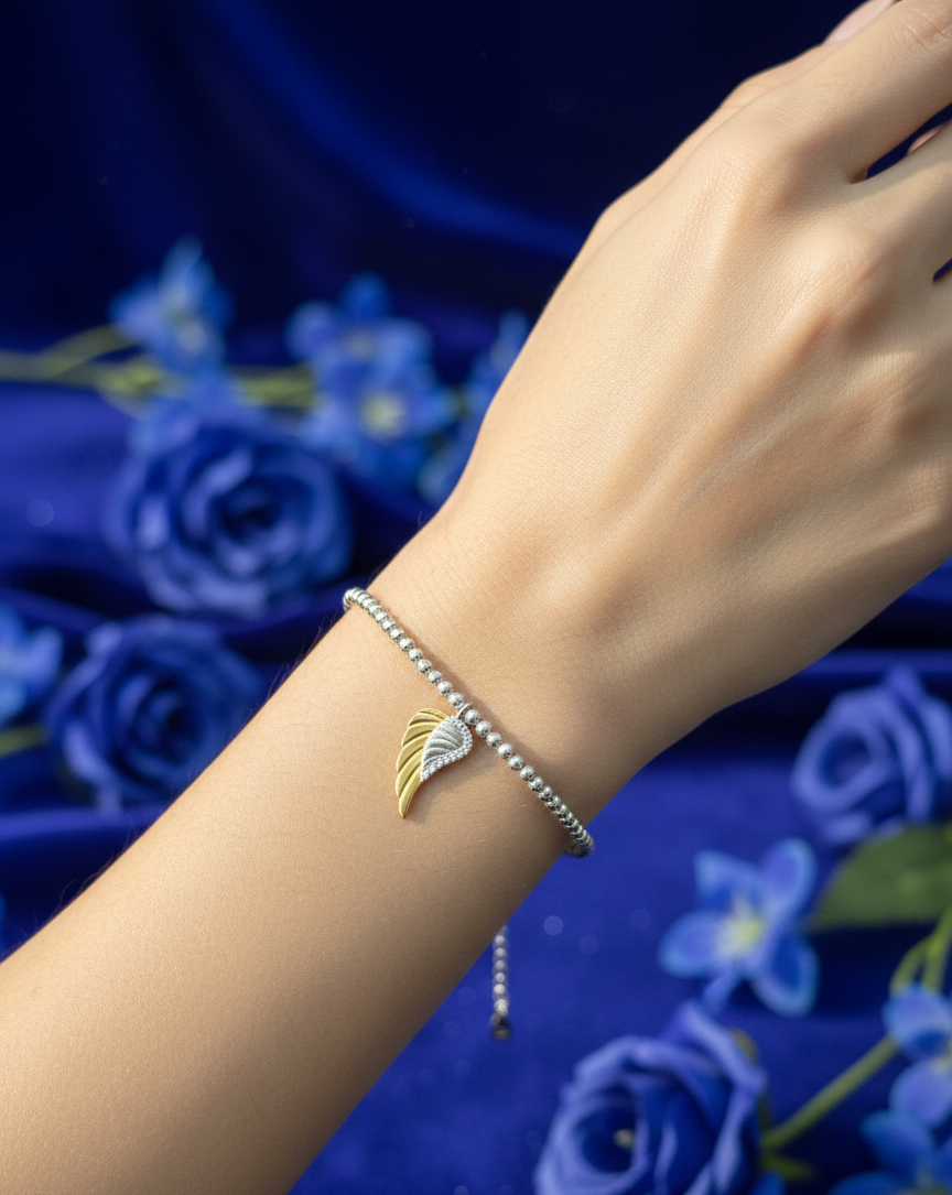 Silver Petal Grace Bracelet | RVB-13