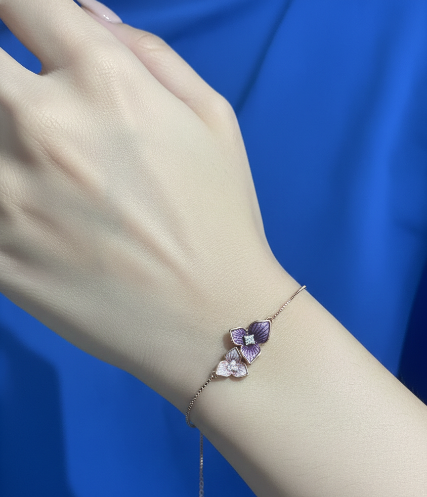 RoseGold Dewline Bracelet| RVB-17